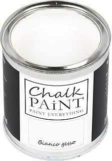 Chalk Paint Everything® Bianco Gesso - Sans poncer colore facilement tous les matériaux (250 ml) Produit professionnel