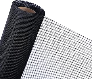 Moustiquaire Fenêtre, 100 x 250 cm, 304 Écran en acier inoxydable haute transmission de lumière, ultra clair, pour portes, fenêtres, patio, porche et piscine