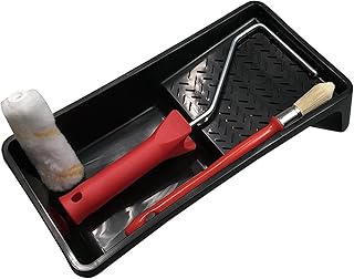 SAVY KIT bac + Mini Rouleau + Pinceau à rechampir Peinture Mate et satinée