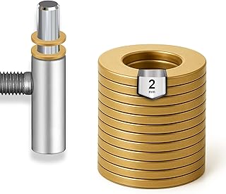 Lot de 20 rondelles pour porte de chambre en laiton (acier laiton)