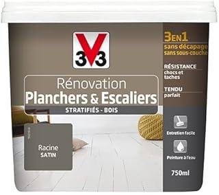 peinture rénovation planchers & escaliers racine satiné 0.75 l - V33