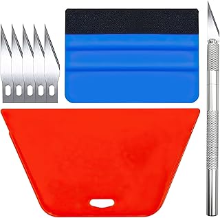 Anei 8 Outils pour Habillage Vinyle, Outils de lissage pour Habillage Vinyle de Voiture, kit d