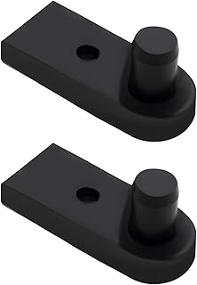 Create idea Lot de 2 Charnières de Porte de Douche de Remplacement à Axe Unique de 7,5 Mm pour Salle de Bain Balcon Porte en Verre à Ouverture Libre
