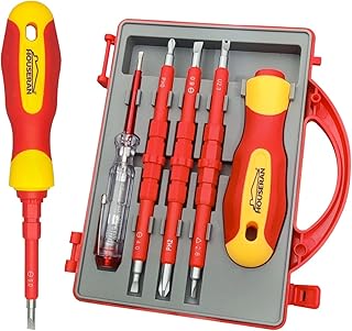 Lot de 5 tournevis isolés, kit d