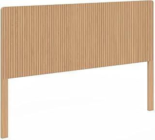 IDMarket - Tête de lit sur Pied Juliette 160 cm Effet Lattes tasseau Bois