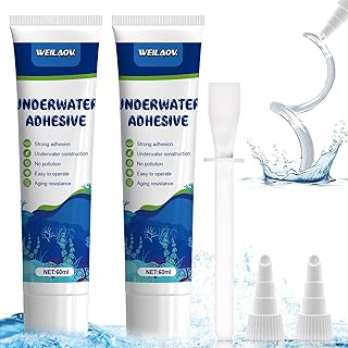 WEILAOK Colle Silicone Transparente, Colle pour Liner Piscine, Joint D