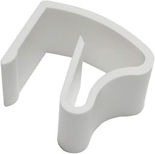 Gardinia Supports de Serrage Universels pour Stores en Aluminium, 2 Pièces, avec Rail Supérieur en Acier, Montage sans Perçage ni Vis, Blanc, Plastique